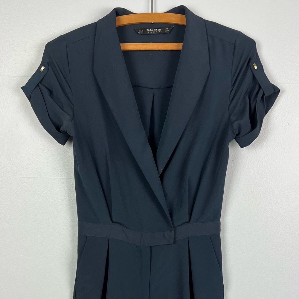 Zara Basic Collection Navy Blue Lightweight Jumps… - image 3